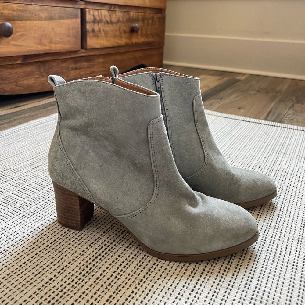 J. Crew Suede Ankle Boots